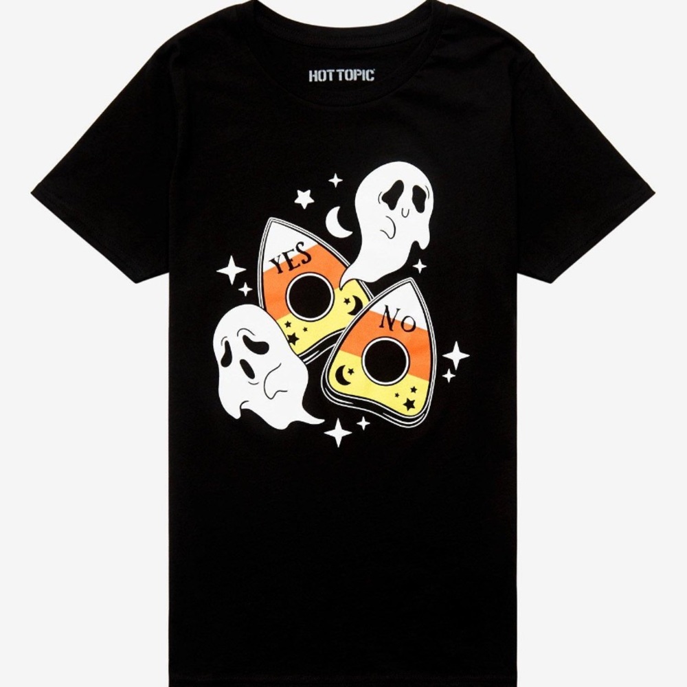 Candy Corn Planchette T-Shirt‎ Halloween Ghost Spooky Hot Topic